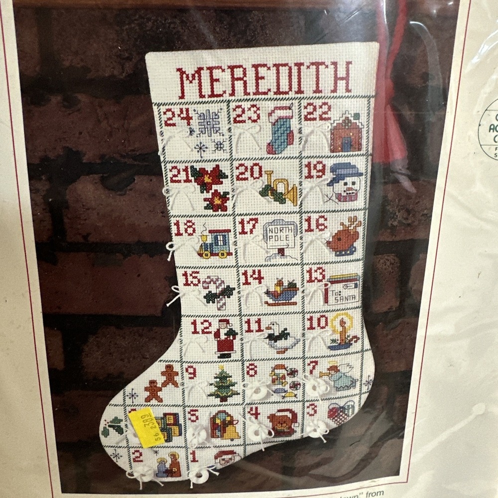 Sunset Counted Cross Stitch Kit Christmas Count Down Advent Stocking 18314